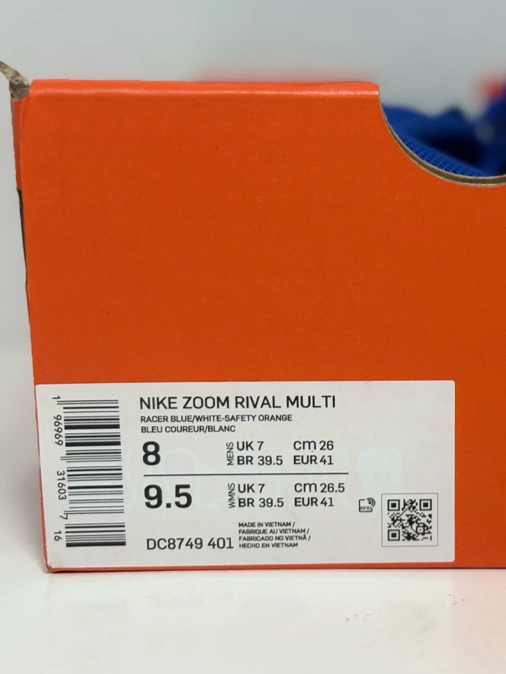 Nike Zoom Rival Multi Track and Field Shoes spikes DC8749-401